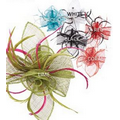 Scala Collezione Sinamay Fascinator Clip w/ Feathers (Assorted)